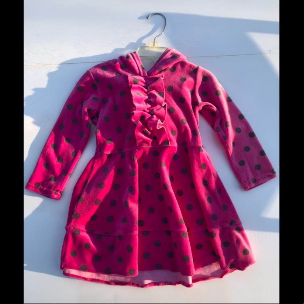 Nano Girls Dress Pink Polka Dots